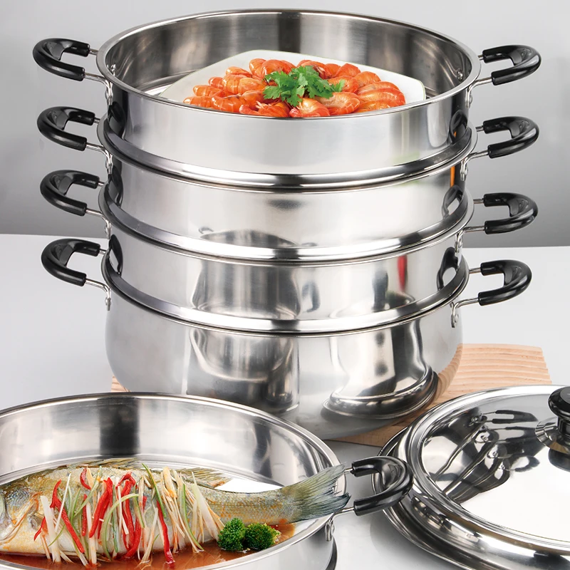 Прочный Многофункциональный отпариватель из нержавеющей стали, кастрюля, кухонная утварь, кастрюля, кастрюля из нержавеющей стали для приготовления пищи в ресторане