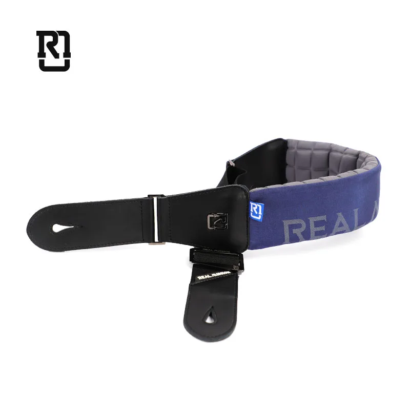 Нейлоновый ремень для гитары RealMission оптовая продажа регулируемый хлопковый жемчужный ремешок электрогитары аксессуар