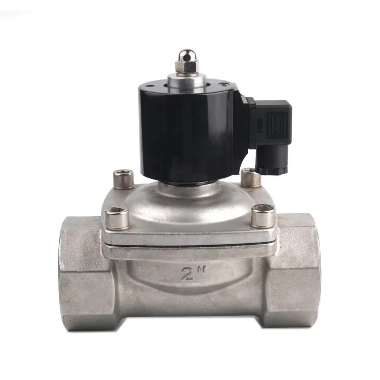 NingBo Factory 2S Series 2/2 Way Normally Closed Solenoid Valve Pilot Operated Water Air 24v 110v 220v Solenoid Valve