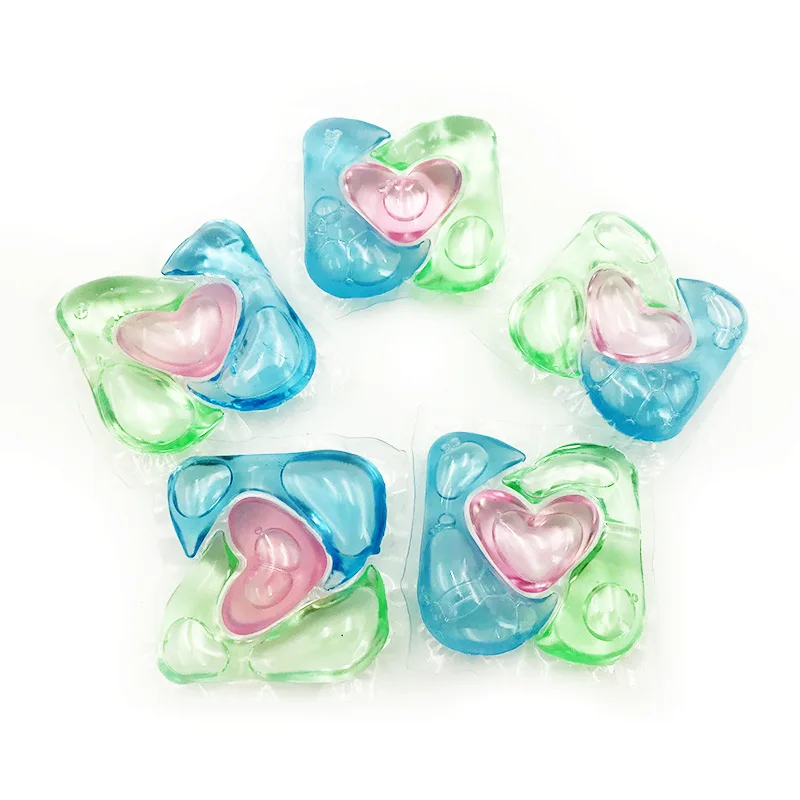 Laundry granules capsules  laundry pods 5 in 1  	 laundry gel stains film bead ball for wasing  machine