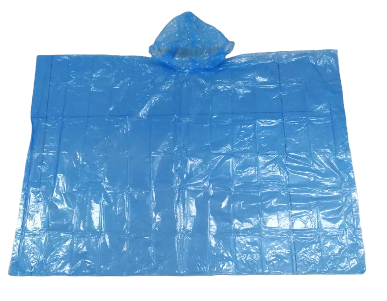 Throw Away PE Disposable Emergency Poncho Camping Hiking Fishing Rain Ponchos Portable Waterproof Raincoat for Adult