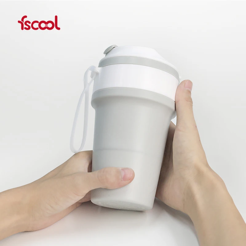 Wholesale Creative Portable Foldable Silicone Coffee Cup Collapsible Cup