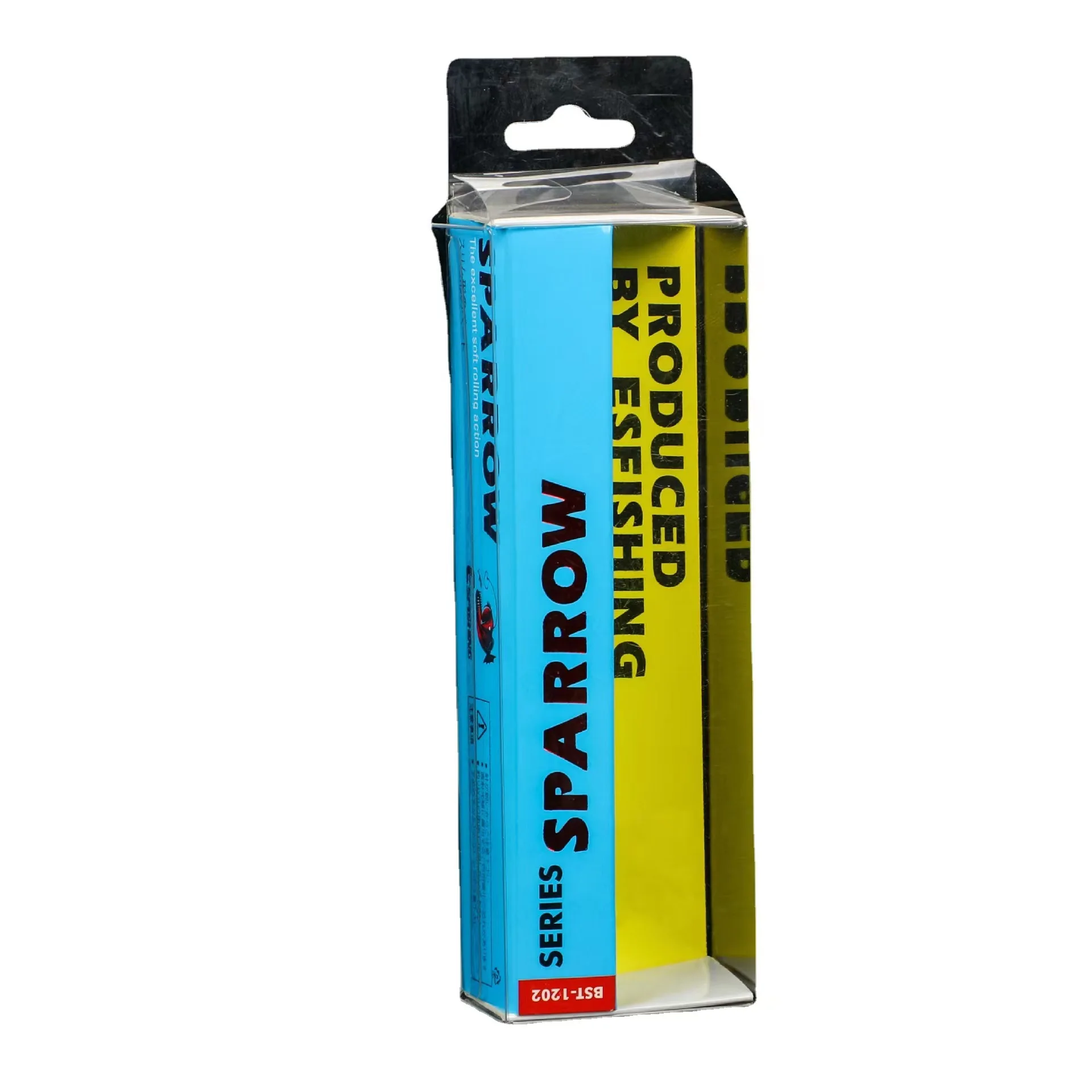 CUSTOM LOGO PRINTED CLEAR PVC PET FISHING LURE PACKAGING BOX RETAILER