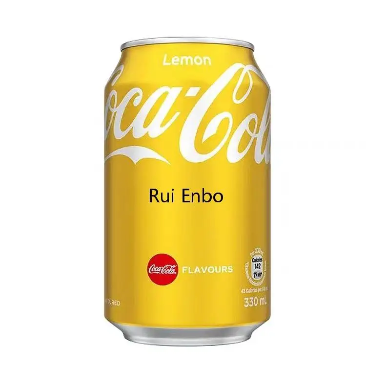 Hong Kong CocaCola Сода с лимонным вкусом 330 мл Гонконгская версия лимонный