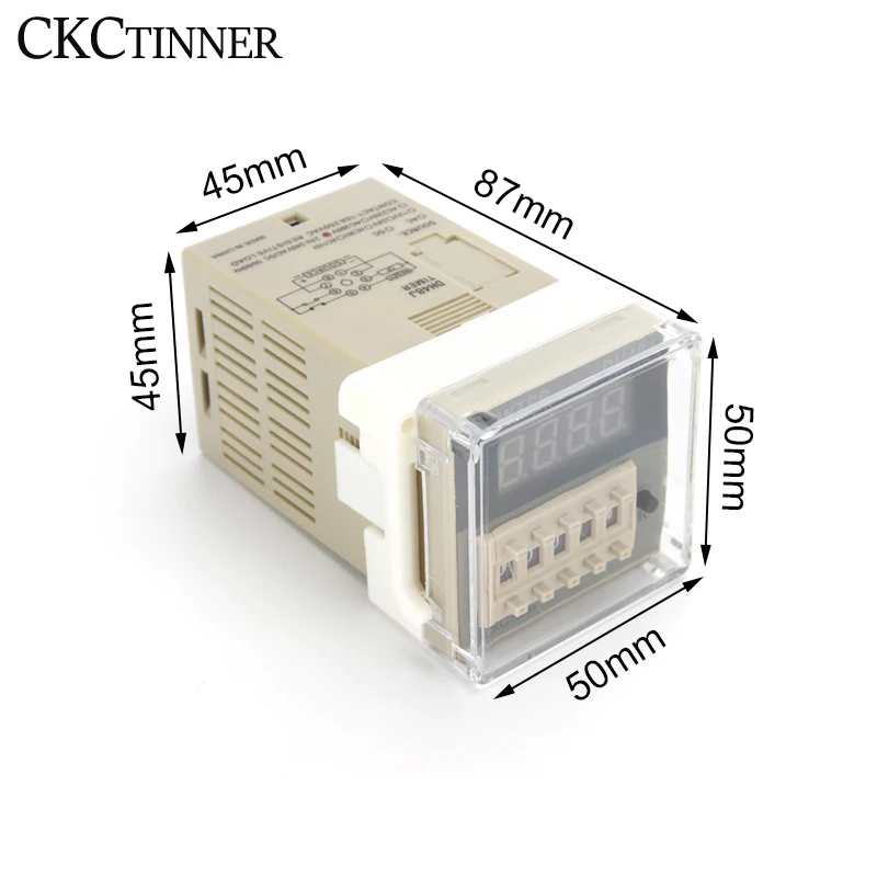 Контактный вход светоэлектрический переключатель Dc12v-48v Ac12v-380v50hz дисплей маленький светодиодный цифровой счетчик