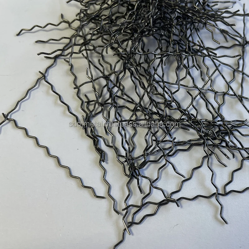Straight Copper Micro Steel Fiber Price Steel Fiber Reinforced For Concrete Metal Building Materials Estate