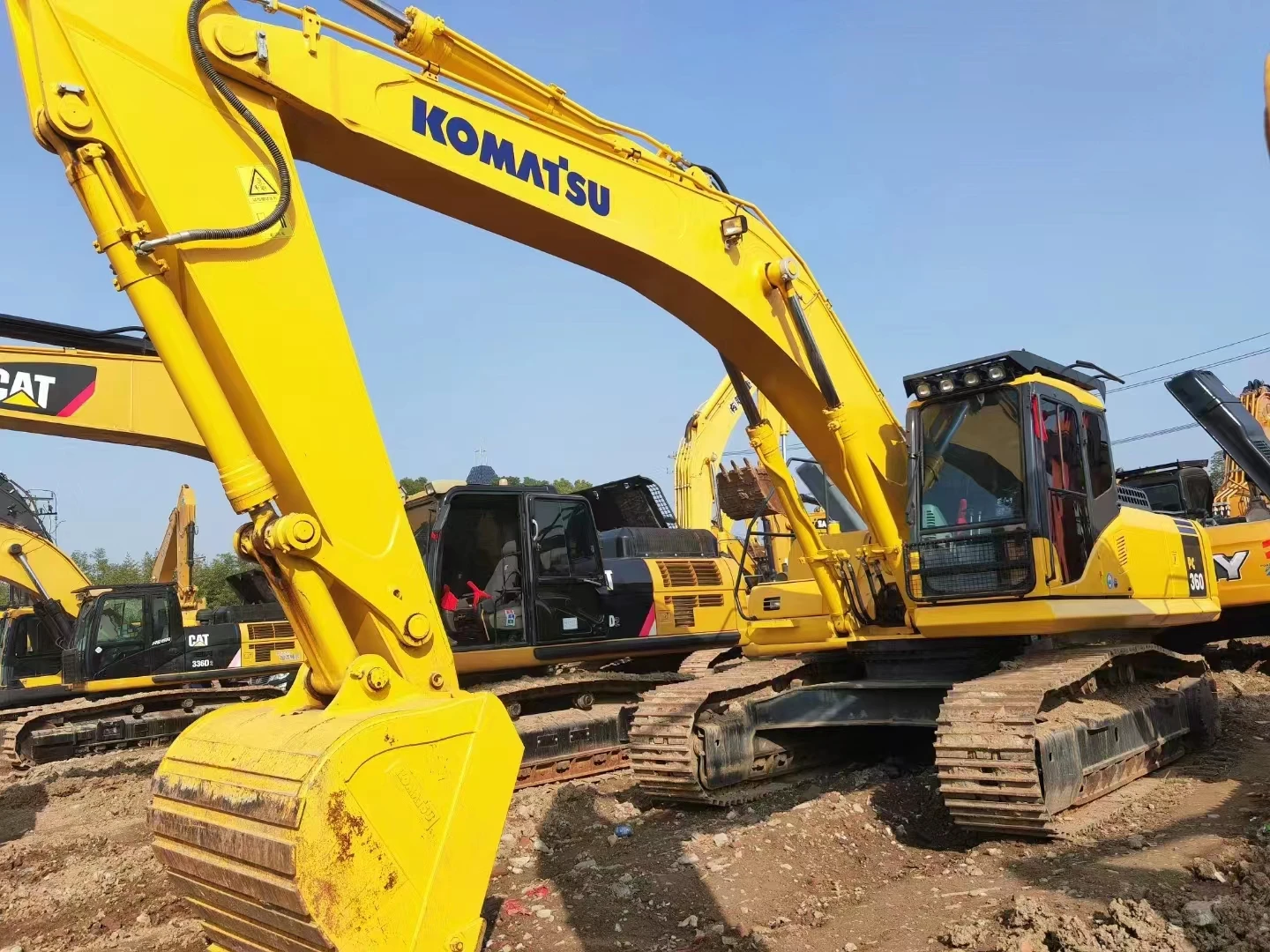 Высококачественный оригинальный подержанный экскаватор 35 тонн Komatsu 350 360 450 экономичный и гибкий режим работы