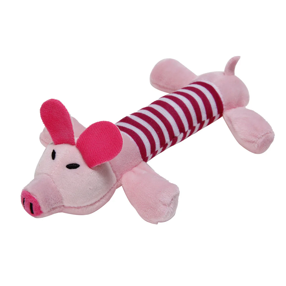  Amazon top seller Factory wholesale simulation Variety of styles Vocalize canvas dog toy pink toys