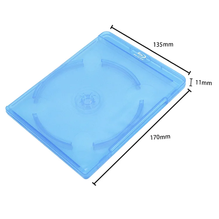 
Double Silm Steelbook 11MM Elegant Plastic 4K Bluray Player DVD Case-Bouble Disc Glossy Bluray CD Base Boxes 