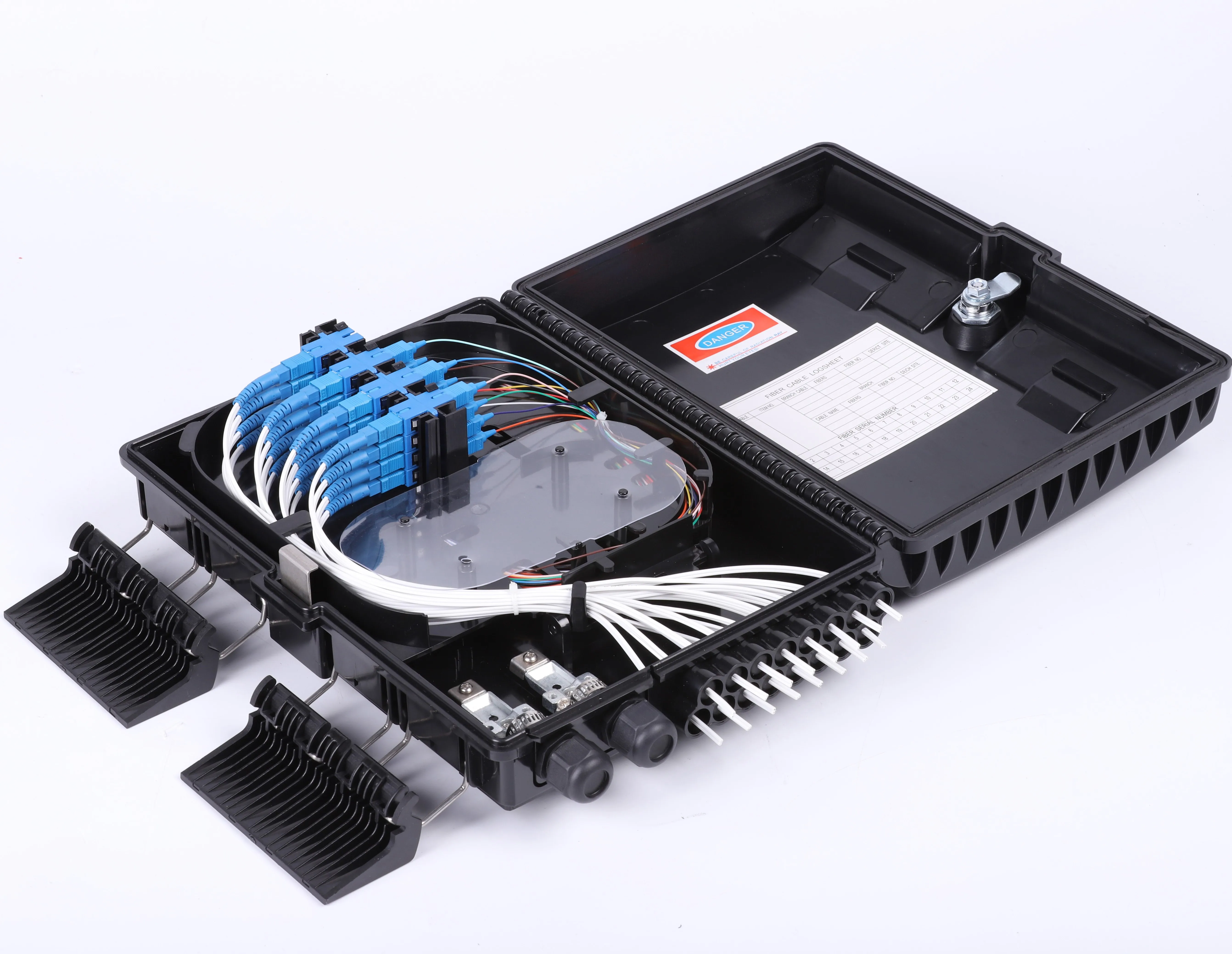 12port  8 core Fiber Optical Splice Enclosure Splitter Caja Nap Box PLC terminal Distribution Box CTO fiber optic equipment FDB