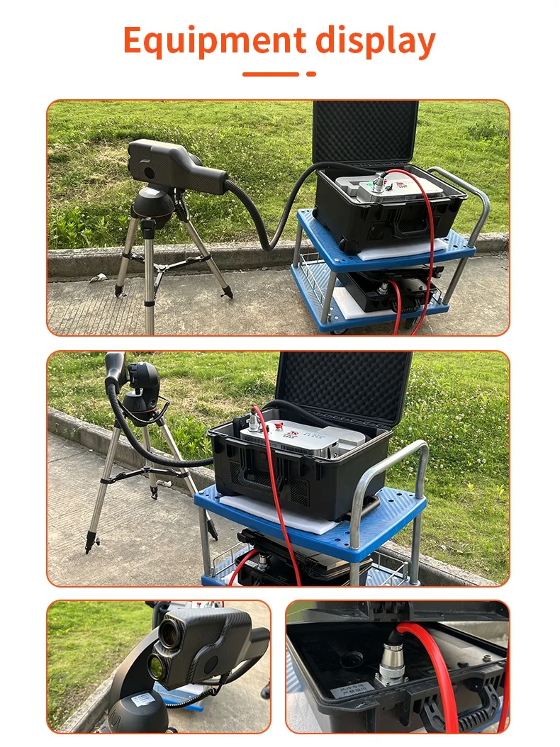 Manufacturer 1000w 500w Laser Cannon Tree Trimmer Portable Laser Obstacle Remover Device 500m Trees Removal Cleaning Machine