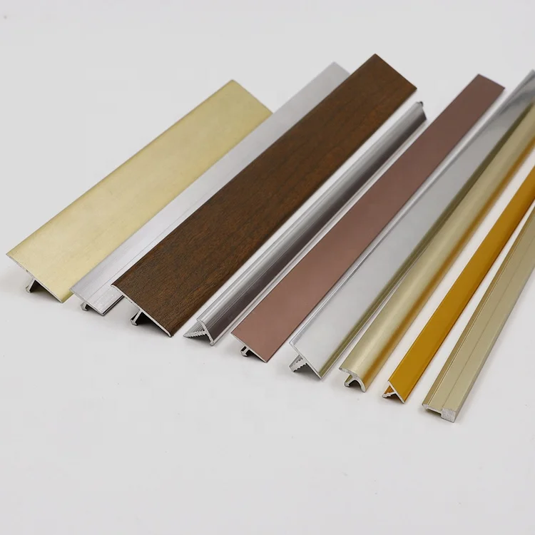 
Free Sample OEM Logo Customized T Shape Trim Strip Transition Profiles 
