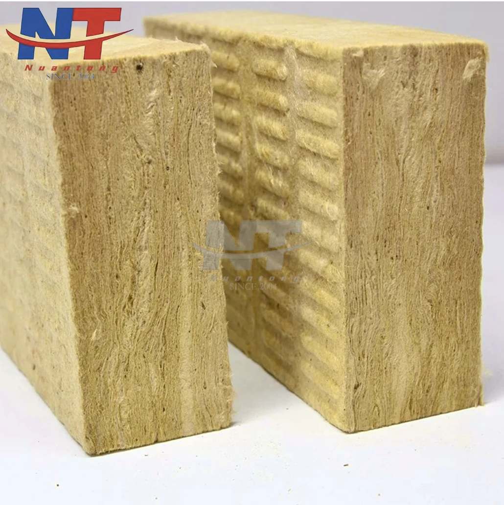 50mm Thick Insulation Fireproof 60Kg M3 Density Mineral Rock Wool Sandwich Panel Board Insulation