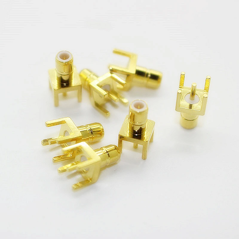 High quality SMB Male Center Solder For PC Board PCB Mount Straight RF Connector