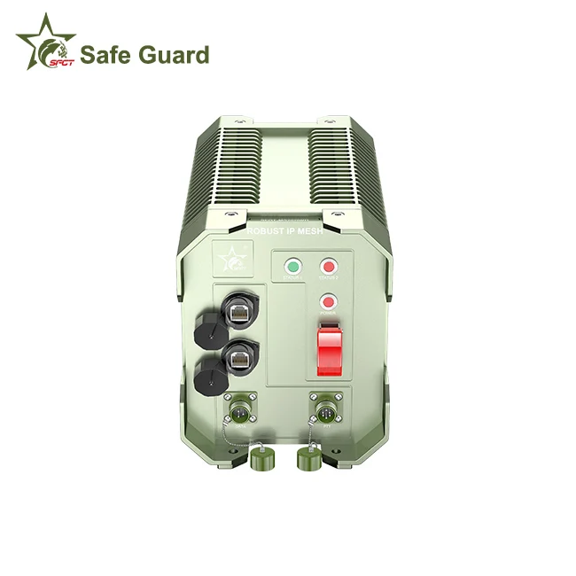 COFDM IP MESH data seamless communication Anti Explosion IP Mesh Radio Wireless Receiver and Transmitter for Unmanned Vehicle