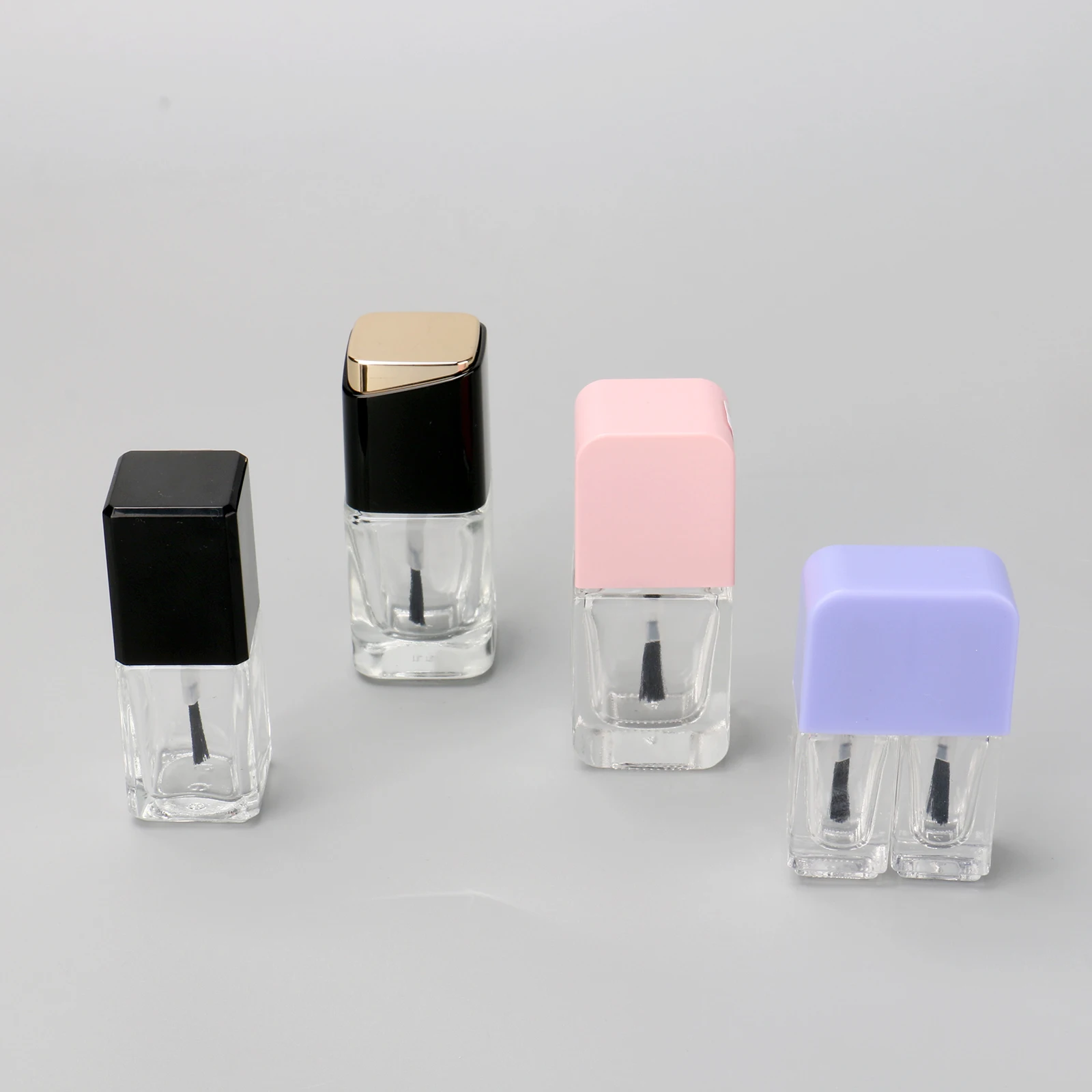 Fashion Makeup Tools Logo Customized Bottle Of Gel Polish Beauty Glass Empty Nail Polish Bottle