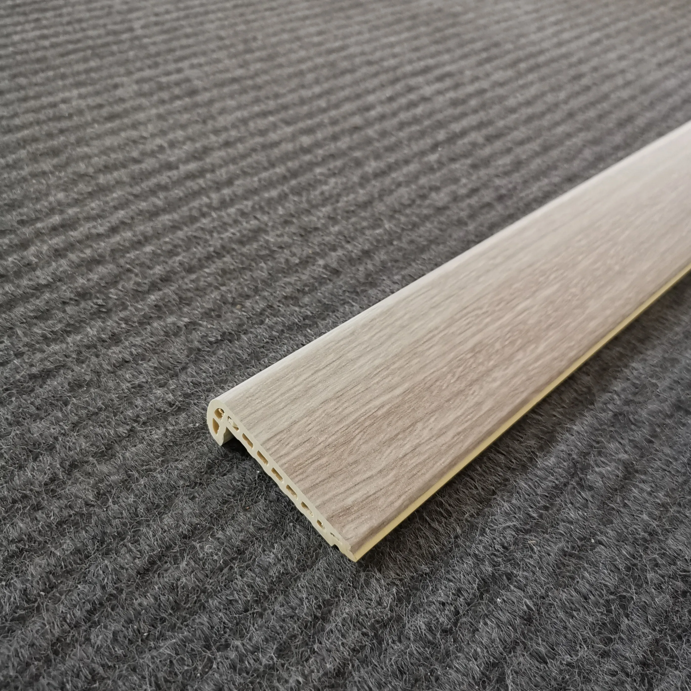 PVC WPC Anti-Slip L Shape Stair Board Step Edge Strip Stair Nosing