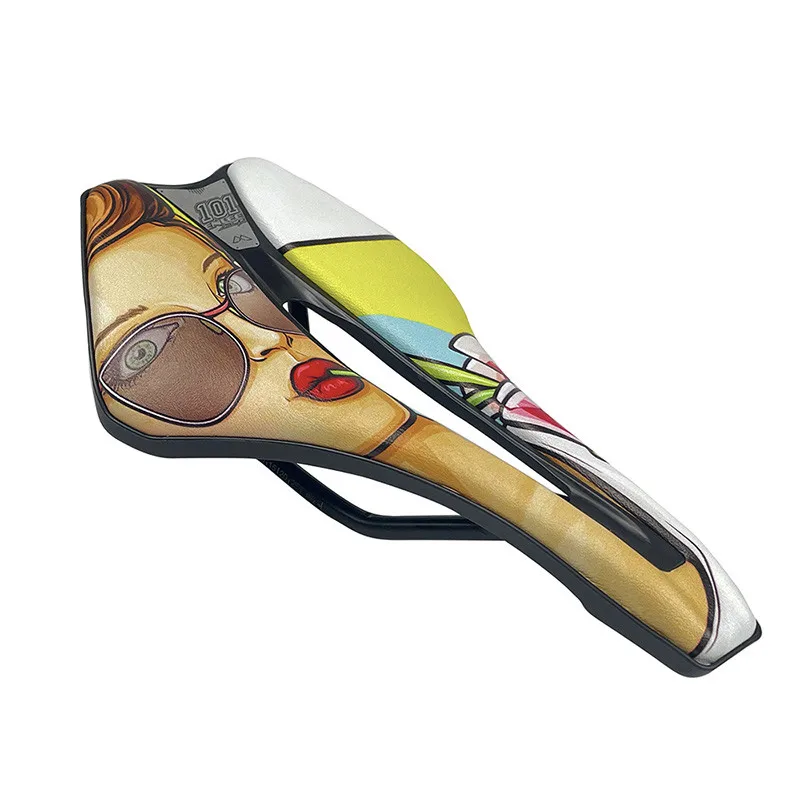 New Folding Mountain Bicycle Saddle Cushion Super Soft Bike Seat Comfortable Personalized Leather Bicycle Saddle