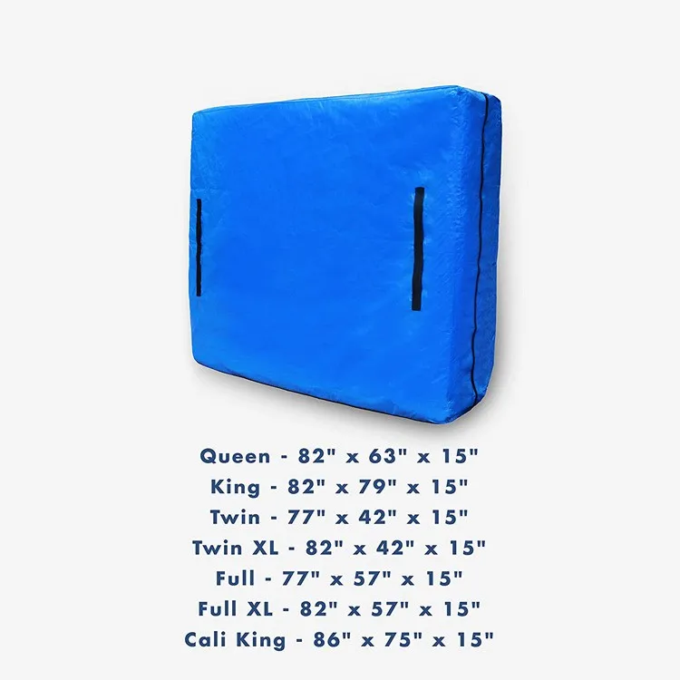 Heavy Duty Waterproof Full Size Handles Strong Zipper Mattress Moving and Storage Bags Mattress Covers