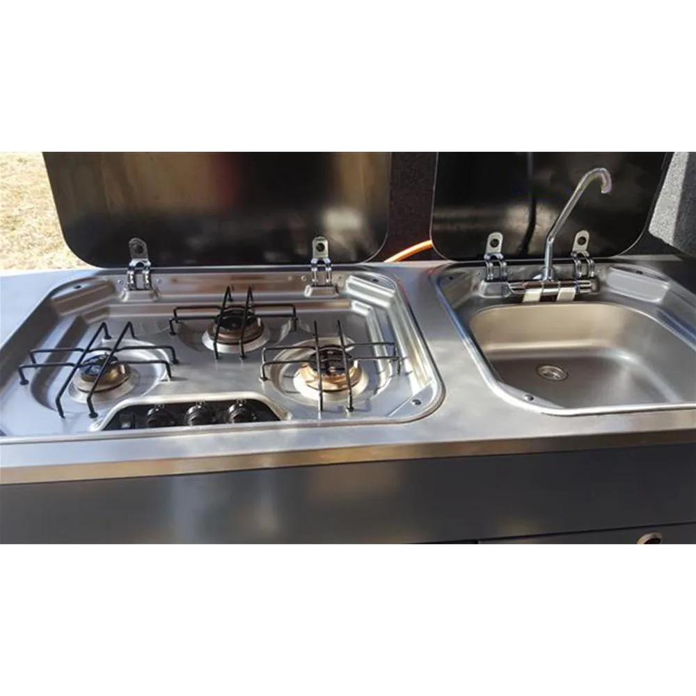 Stainless Steel Slide Out Kitchen For Camper Trailer RV Caravan