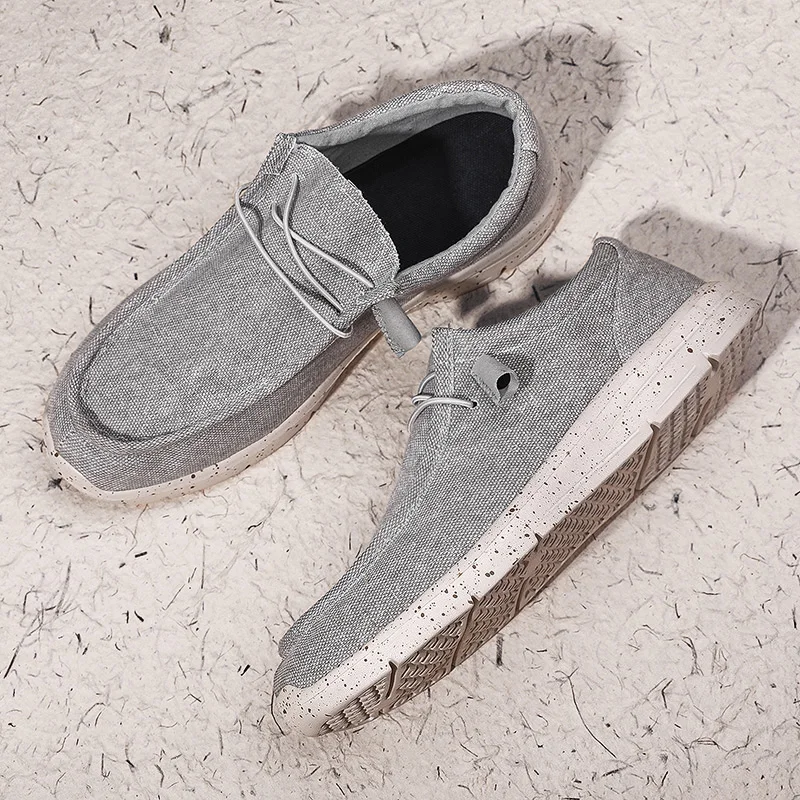 
Canvas Casual Shoes Men Plus Size 38-48 Men Loafers Fashion Canvas Shoes 