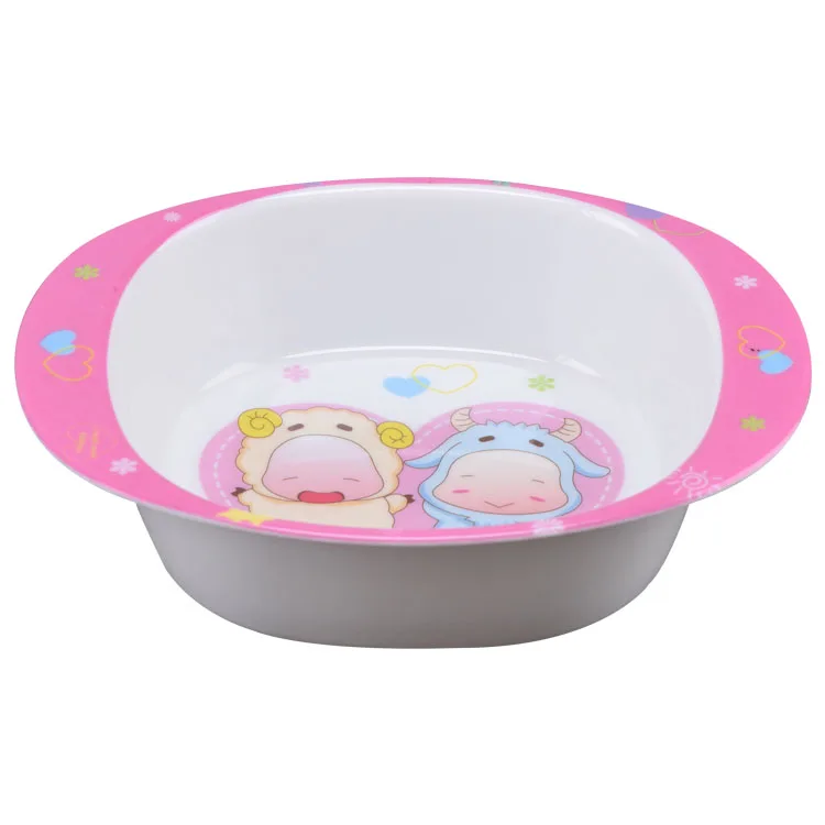 Ocean range melamine fish shaped child bowl