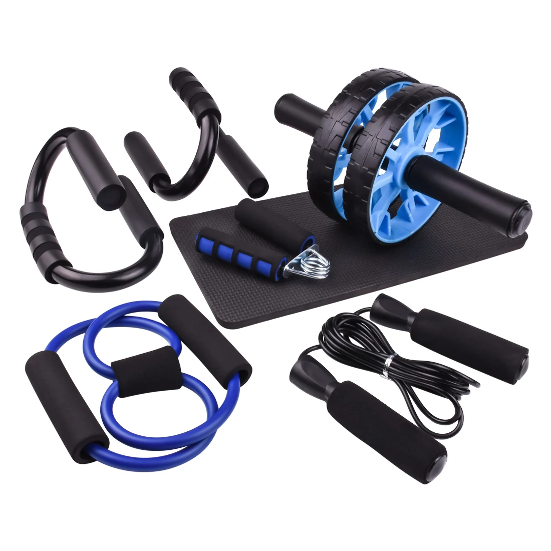  AB Wheel Push up Bar упражнения для дома тренажерного зала оборудование Abs Core тренировочный ролик брюшного пресса наколенник с инновационной нескользящей