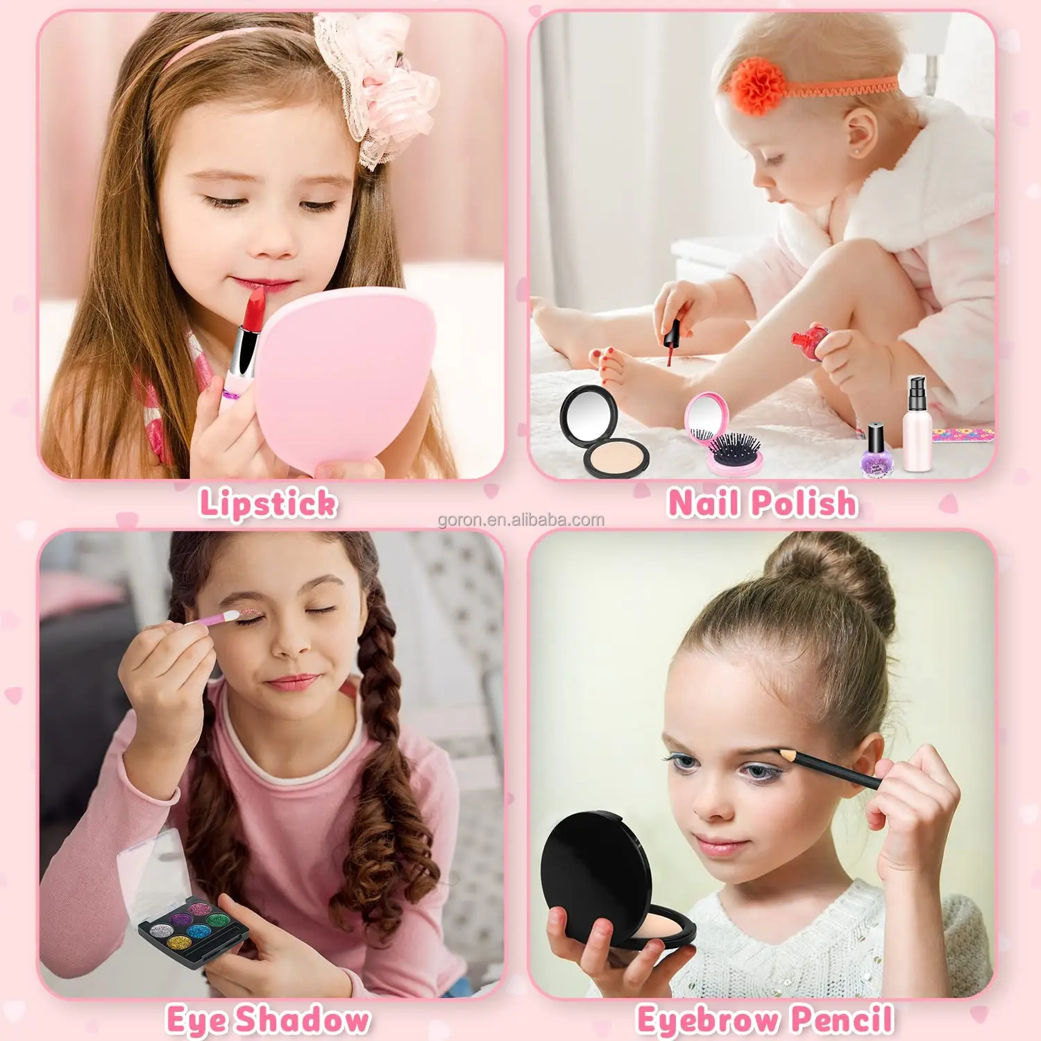 Вид красоты, Детский комплект принцессы из одеваем Единорог косметичка моющиеся макияж набор игрушек для девочек