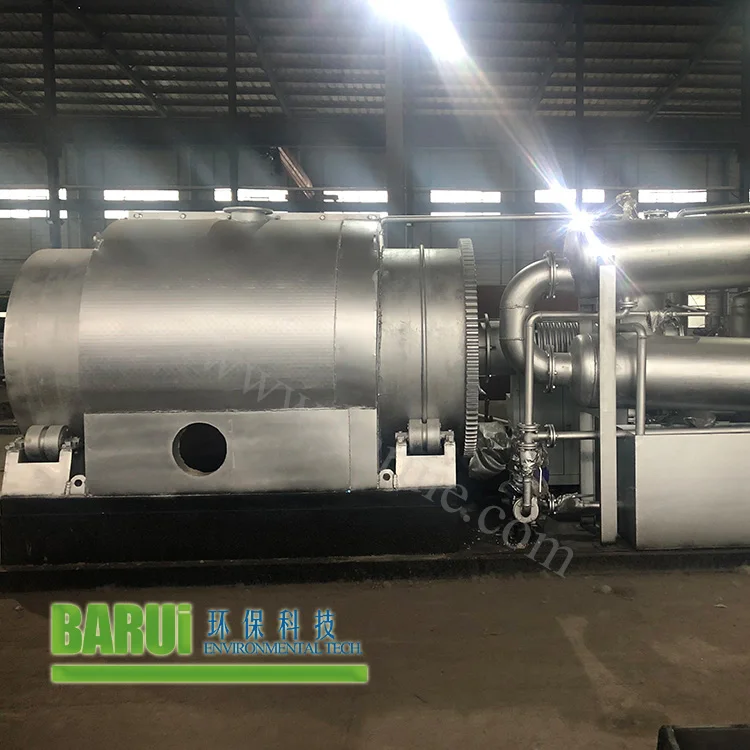 Plastic Recycling Pyrolysis Oil Municipal Solid Waste Small Scale Pyrolysis Plant for Sale
