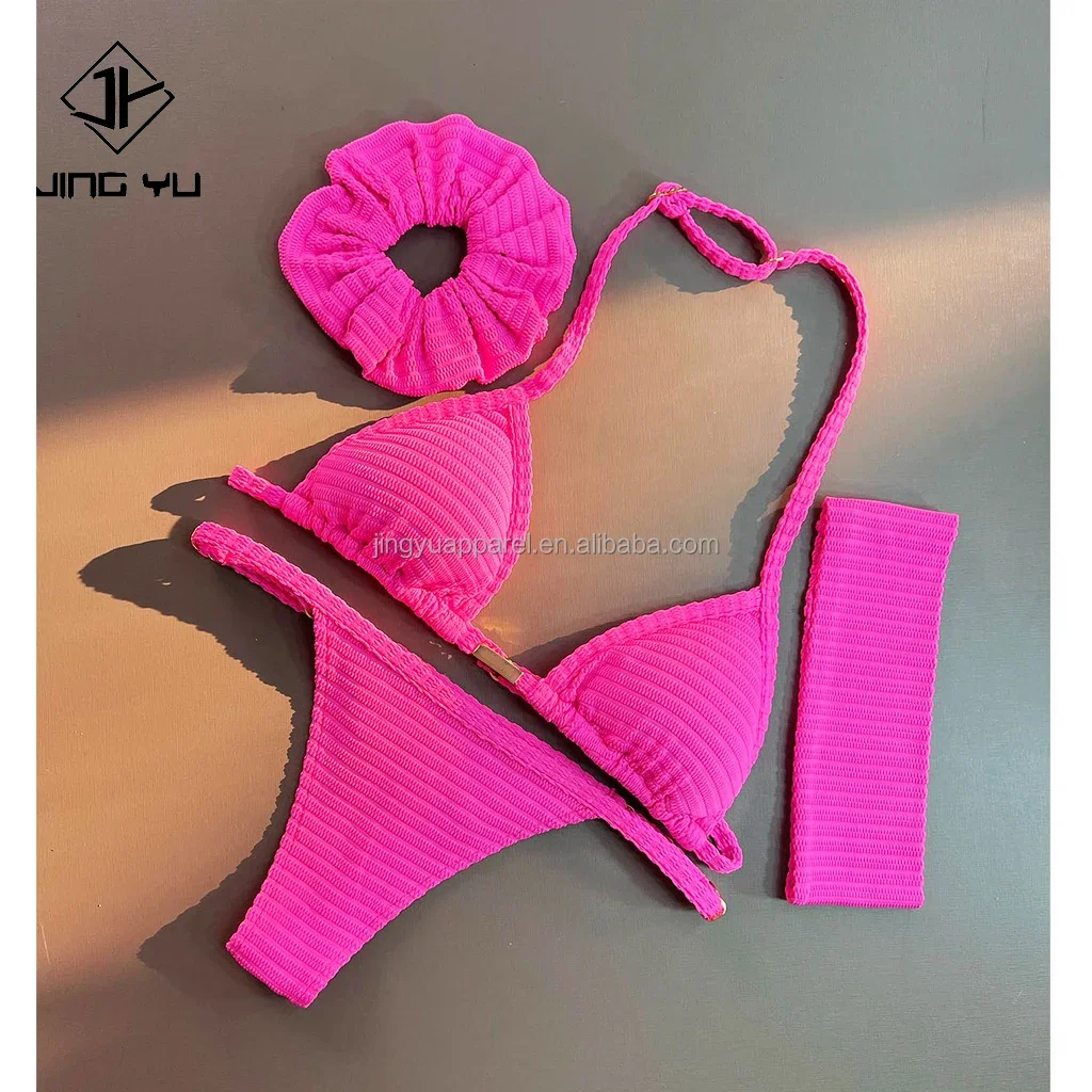 designer 2024 metallic luxury string brazilian swimwear woman crochet custom bikinis bikini set for women bikinis