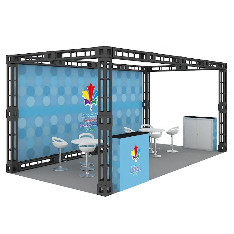 Быстрая настройка алюминиевый многоразовый выставочный Прочный 10 х 20 футов выставочный стенд Expo