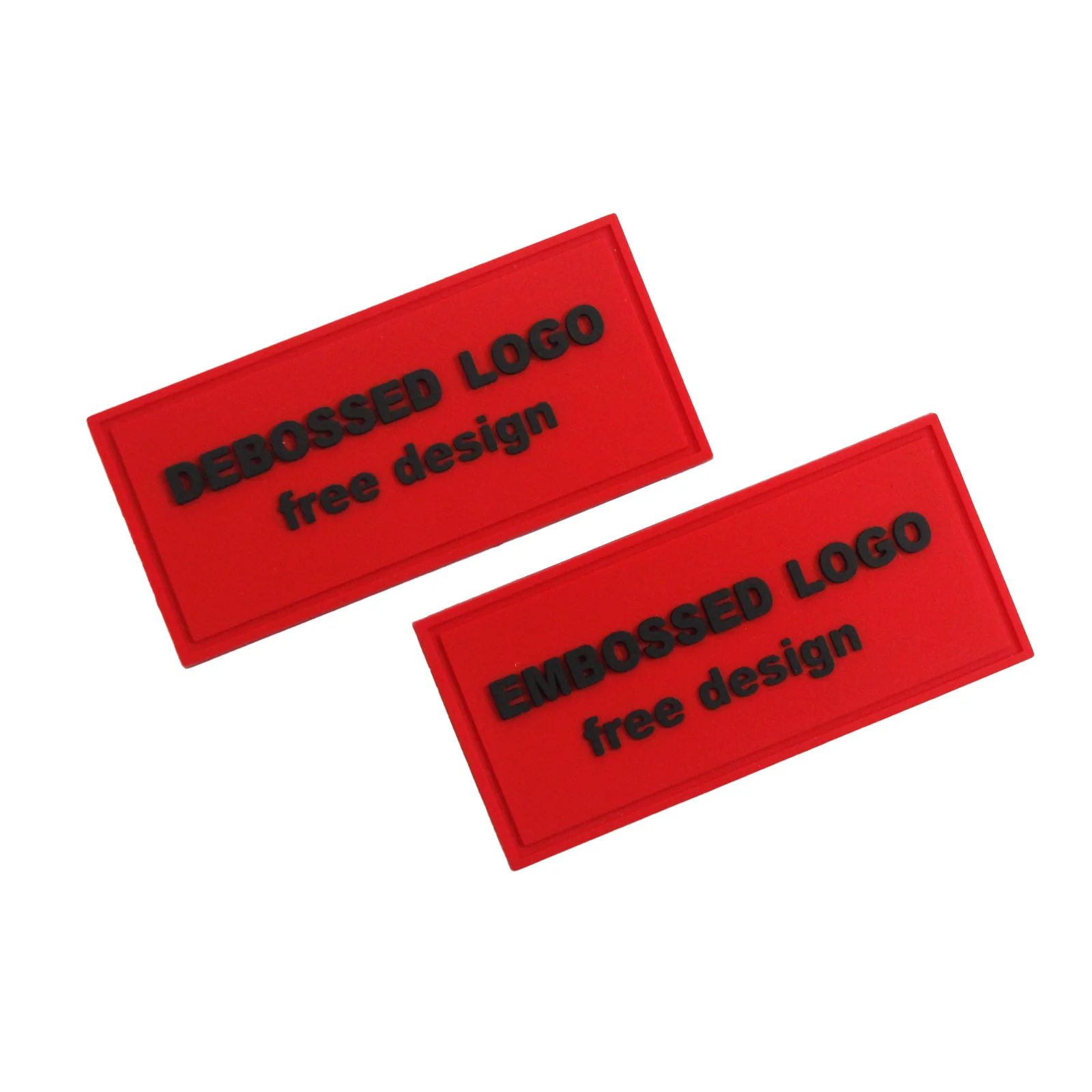Customized 2d/3d Soft Rubber Pvc Morale Patches Tactical Badges Raised Rubber Soft Pvc Embossed Silicone logo Patches