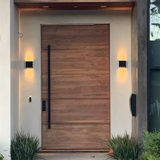 Modern Composite Wooden Door Waterproof Interior Door for House and Villa Finished Surface