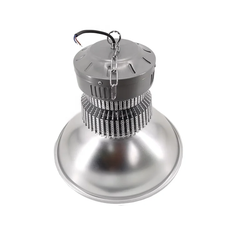 
Amazon ip20 gym warehouse workshop fixture aluminum round waterproof 150w led high bay light 