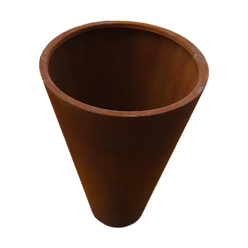 Factory price Corten steel outdoor garden planter raised garden outdoor  planters