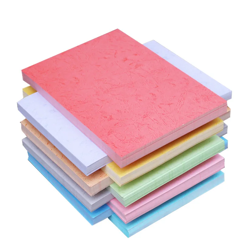 New Luxury Blank Thick Heavy Weight emboss paper embossed wall Textured Coloured Cardstock Paper For Printing