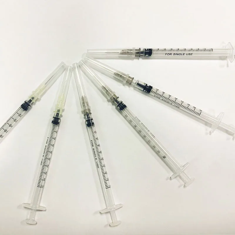 
Customizable Certificate 1ml Luer Slip Medical Grade Disposable Vaccine Syringe 