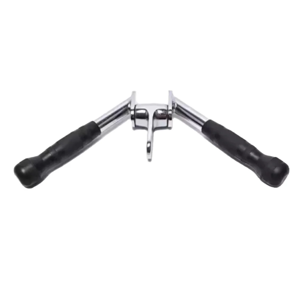 High Quality Pull down Rotating Deluxe V-Bar with Rubber Grips for Sports Fitness Equipment
