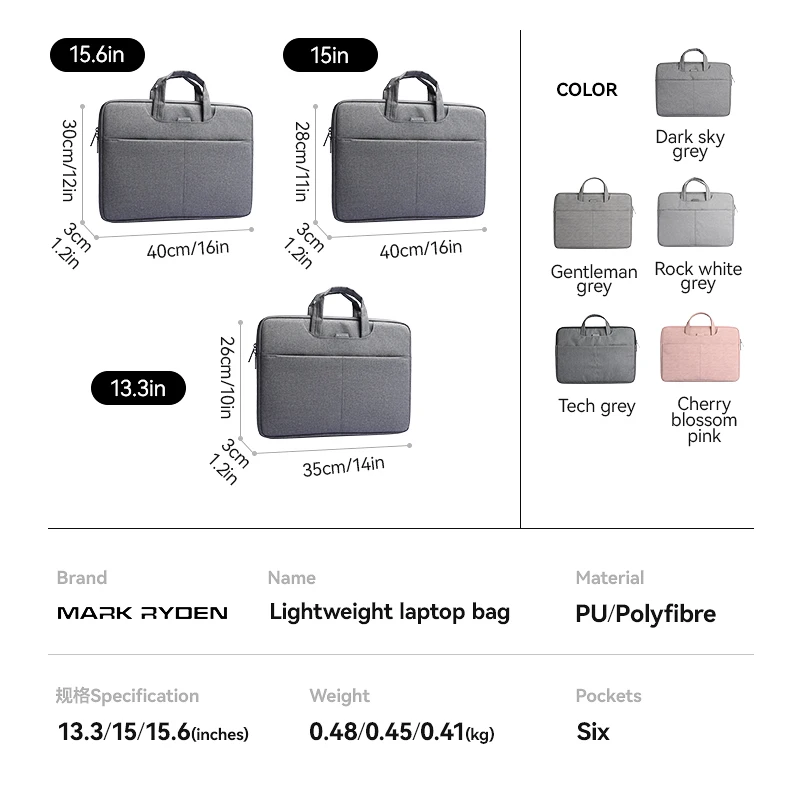 Mark Ryden Factory direct sales laptop bags men and women thickened game book briefcase protective sleeve handbag L_MR98-B