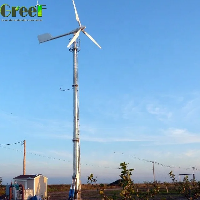 Qingdao GREEF 10kw Type Safety Steady Wind Generator for off Grid System