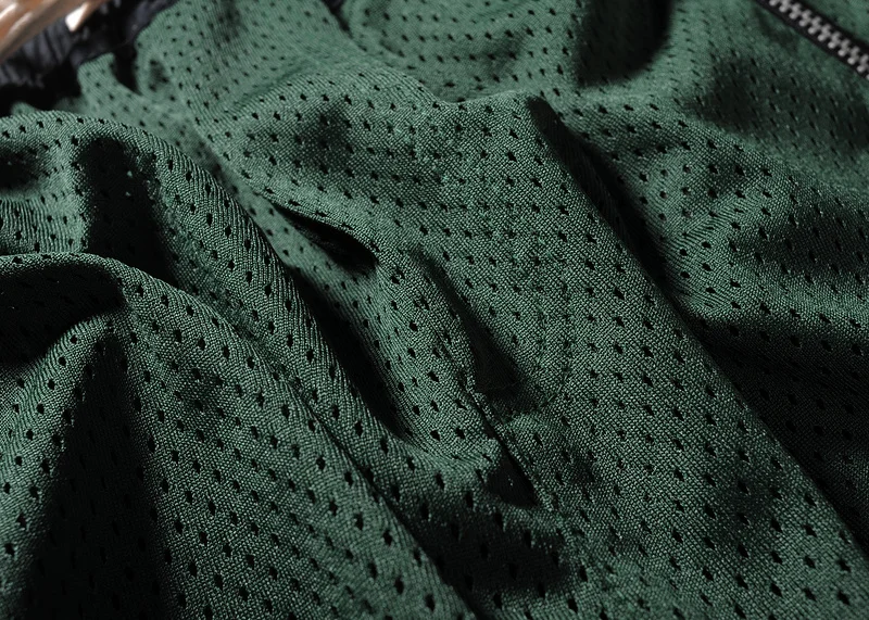 
Men custom design striped mesh basketball shorts 