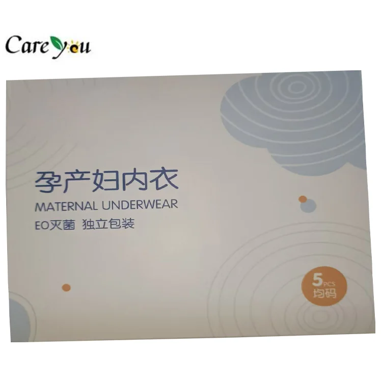 Comfortable Individual Nonwoven Disposable Maternal Underwear for Women