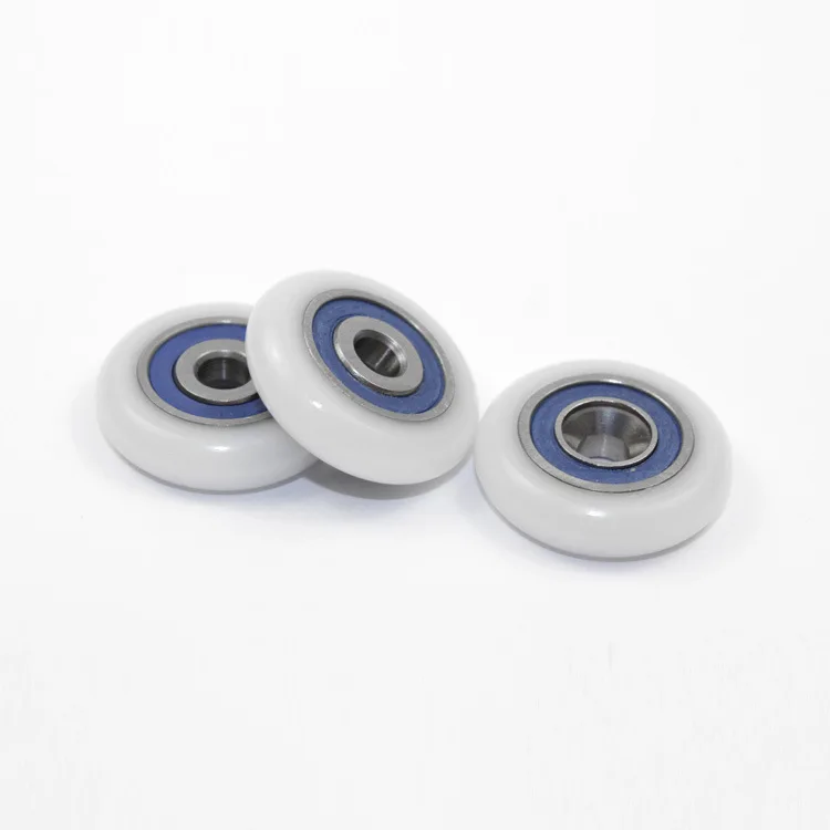 customized  H groove belt wheel pulley with bearing 8*19.7*32mm