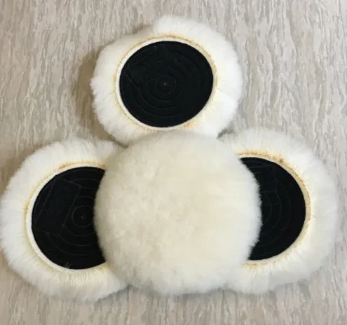 High Quality 7inch Felt Polishing Wheels Wool Buffing Pad Car Waxing Wool Wheel Auto Paint Care Polisher Pads