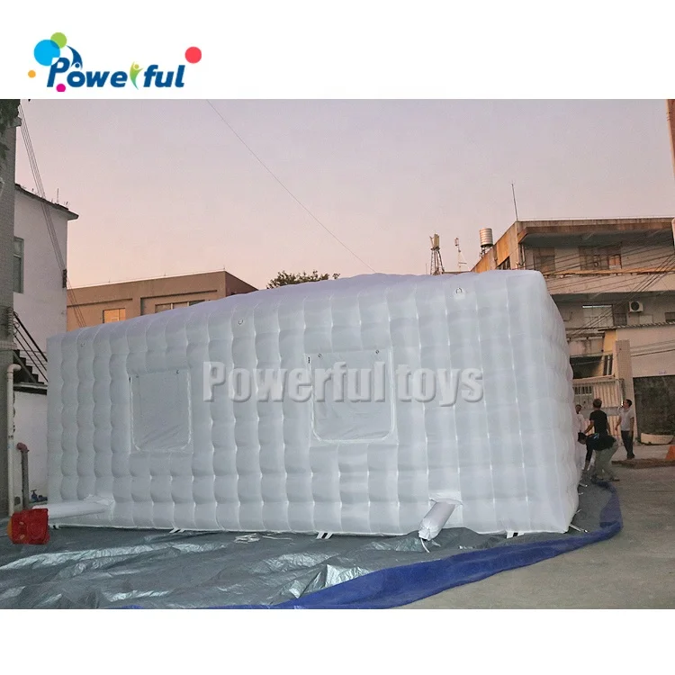 Factory Backyard inflatable-nightclub tent night club party inflatable disco light inflatable nightclub LED cube tent