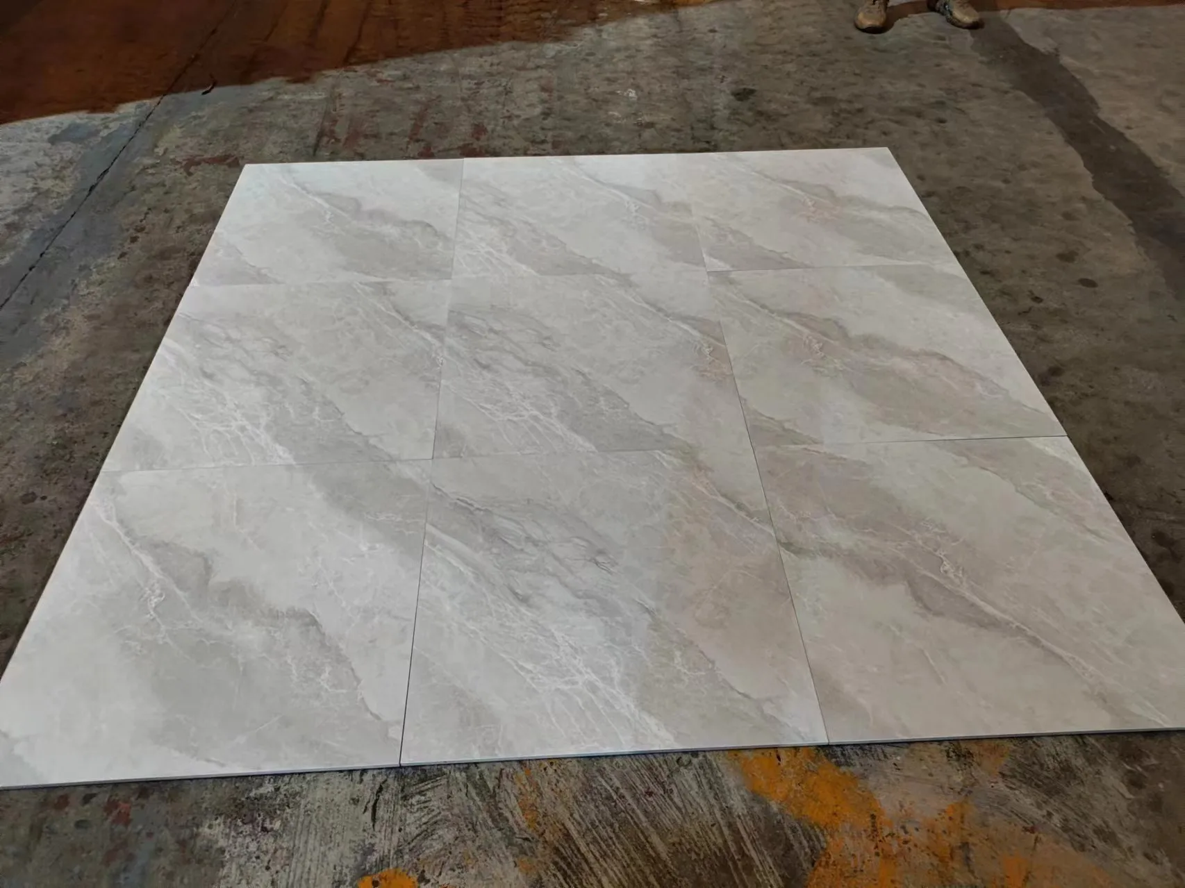 good quality Marble design stone texture white karara polished tile