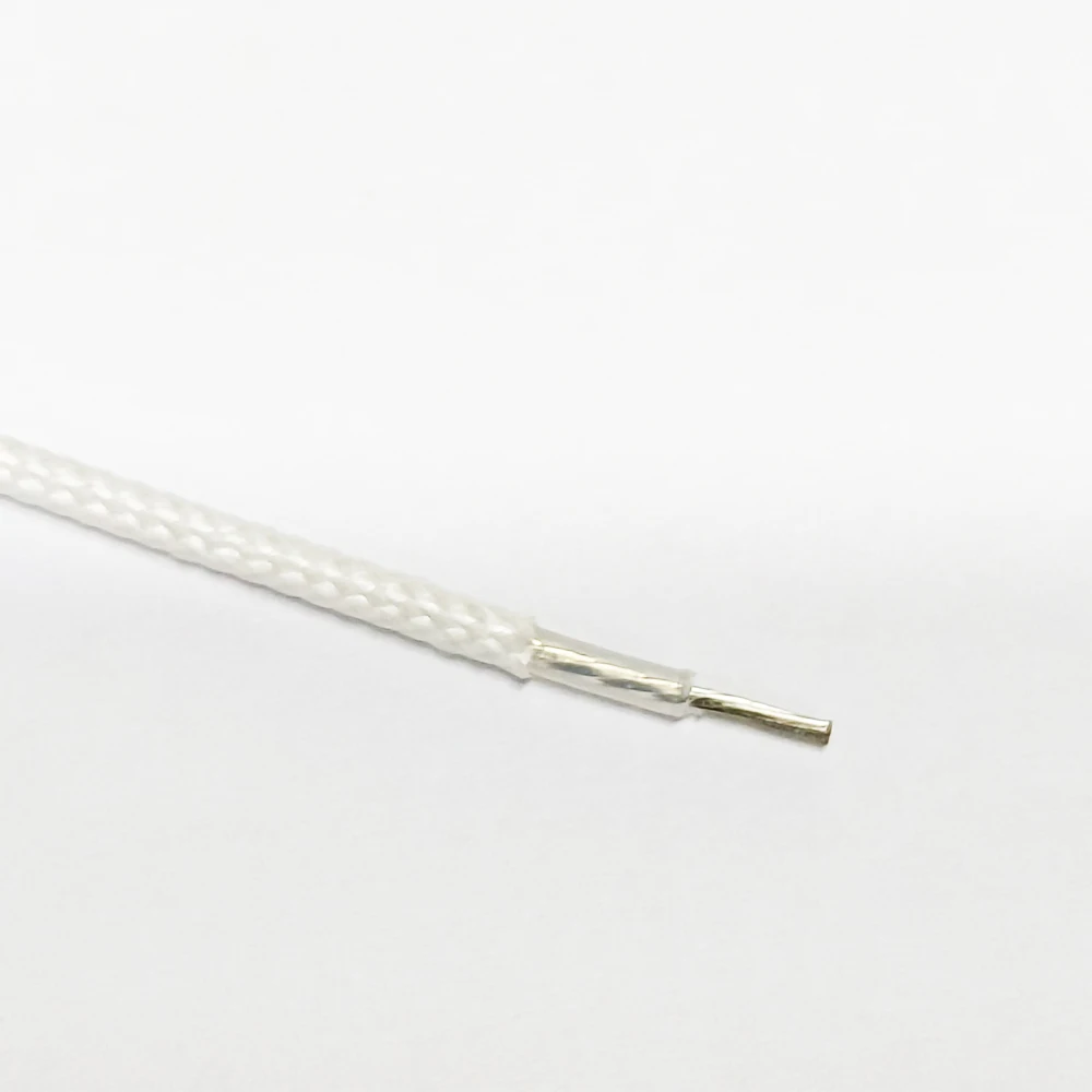 0,35 мм 0,35 sqmm 22AWG 260 Deg C Стекловолоконный Плетеный прозрачный изолированный кабель FEP PFA для высоковольтного воспламенителя