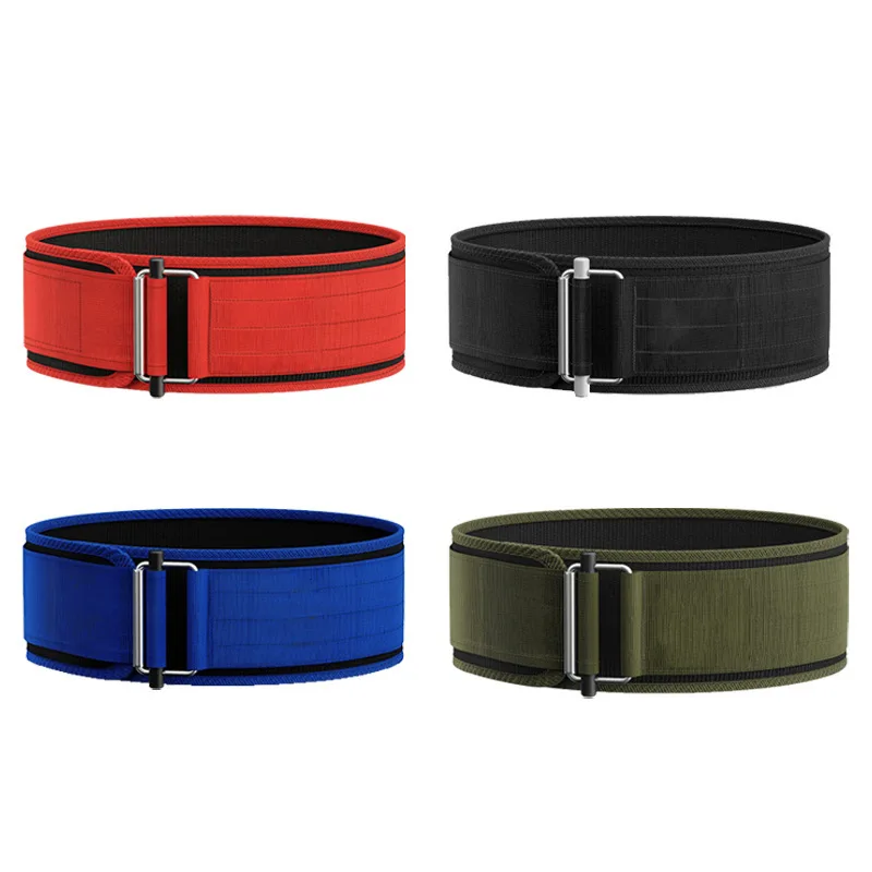 PAIDES Self-Locking Weight Lifting Belt Nylon Premium Level Powerlifting Belt Gym Belt for Weight Lifting  for Men and Women