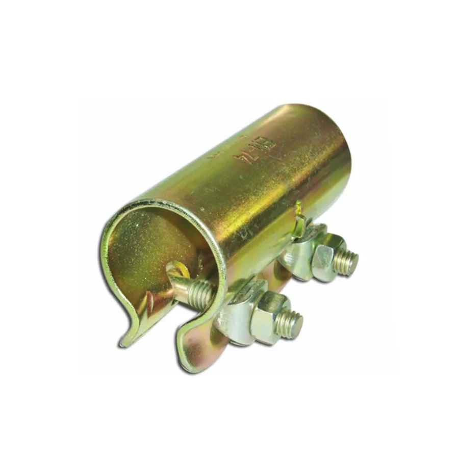 Hot dip galvanized tube and coupler scaffolding sleeve coupler with BS pressed sleeve coupler used in portable electric scaffold