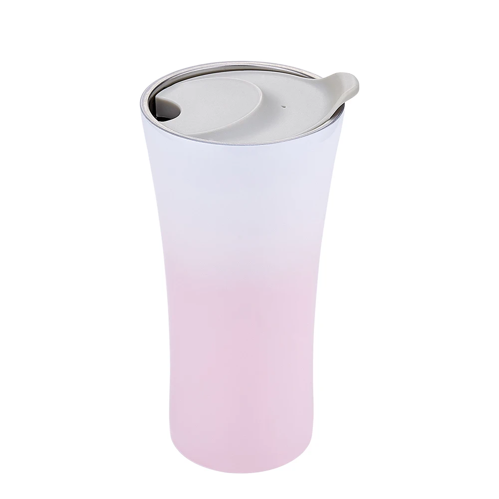 Hot products custom logo humanistic 304 metal vacuum insulated travel double wall beer coffee stainless steel travel mug